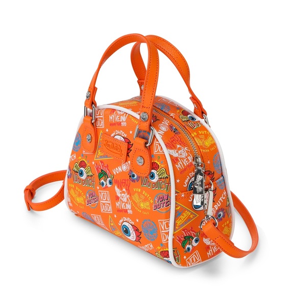 VON DUTCH ORANGE JAX BOWLING BAG - Picture 4 of 9